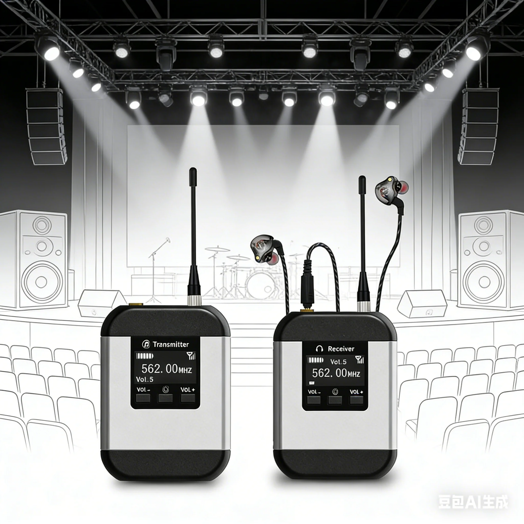 Audio & Music Settings Xbox One - Беспроводная UHF-система мониторинга в ушных наушниках,