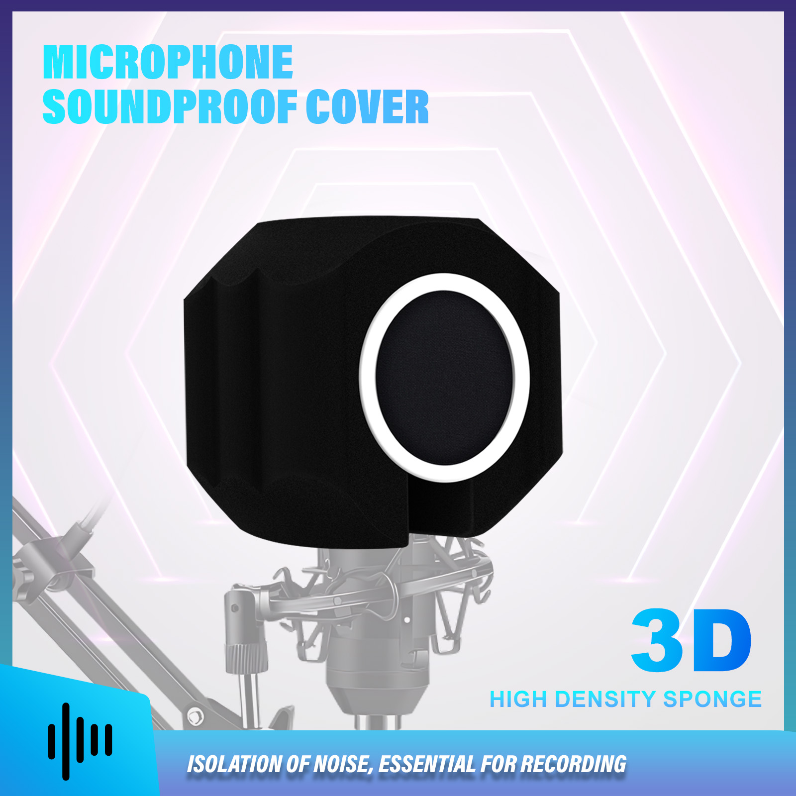 Recording Pop Filter - Микрофон Ветрозащитный экран Поп-фильтр Изолирующий шарик