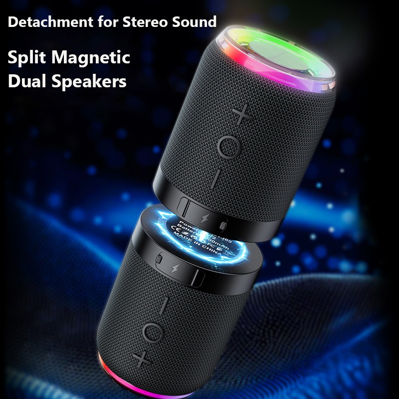 Audio Music Spotify - Магнитный Bluetooth-динамик 2 в 1, с