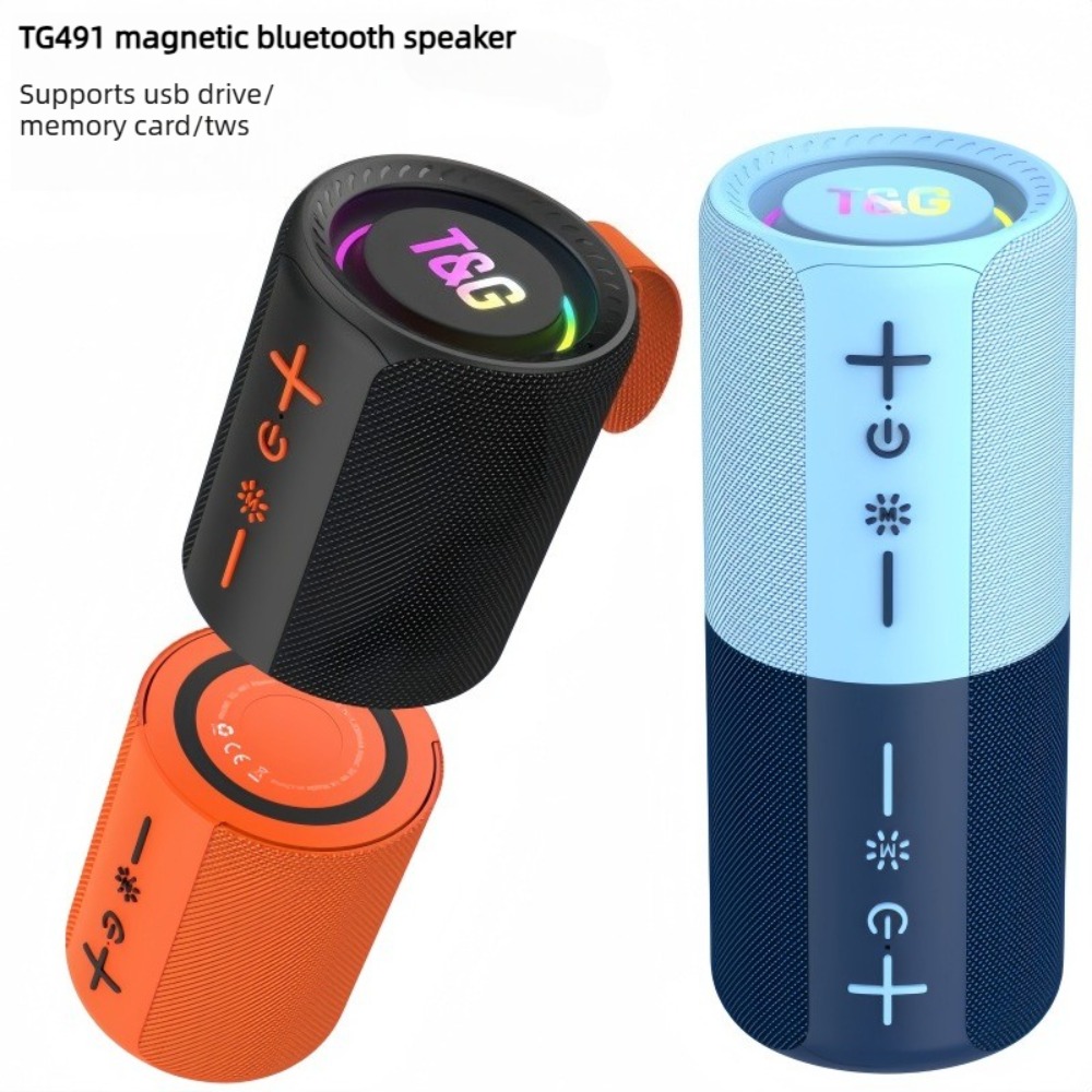 Audio Music Spotify - Магнитная Bluetooth-колонка 2-в-1 TG491 TWS с