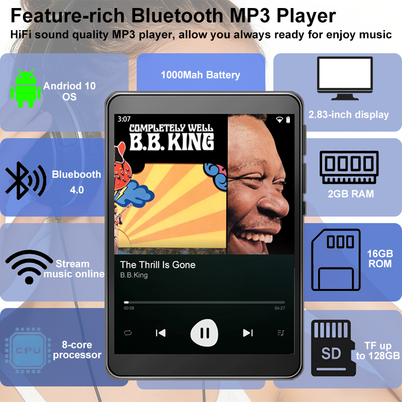 Audio Music Download Mp3 - WiFi MP3-плеер Android 10, онлайн-стример музыки