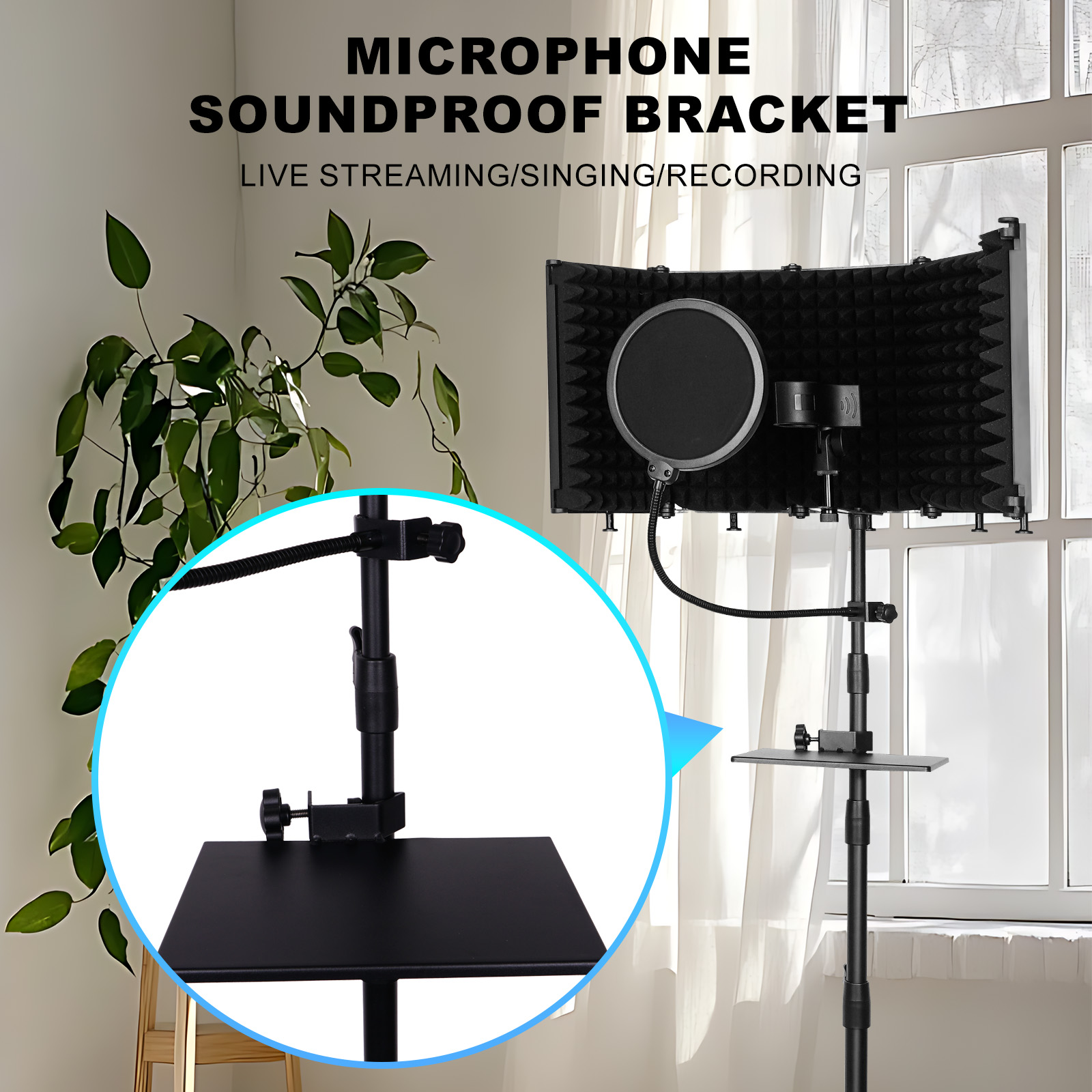 Изолирующая кабина для студийн – обзор и цена Recording Pop Filter