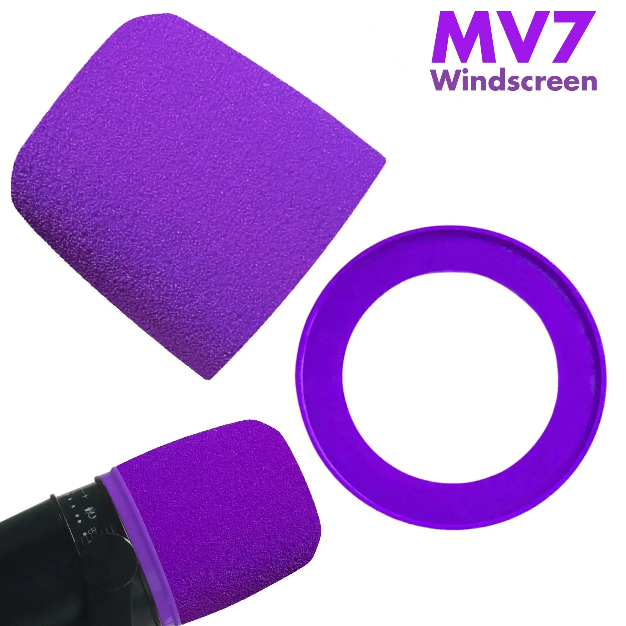 Поролоновая ветрозащита MV7 дл – обзор и цена Shure Mic Sm7B