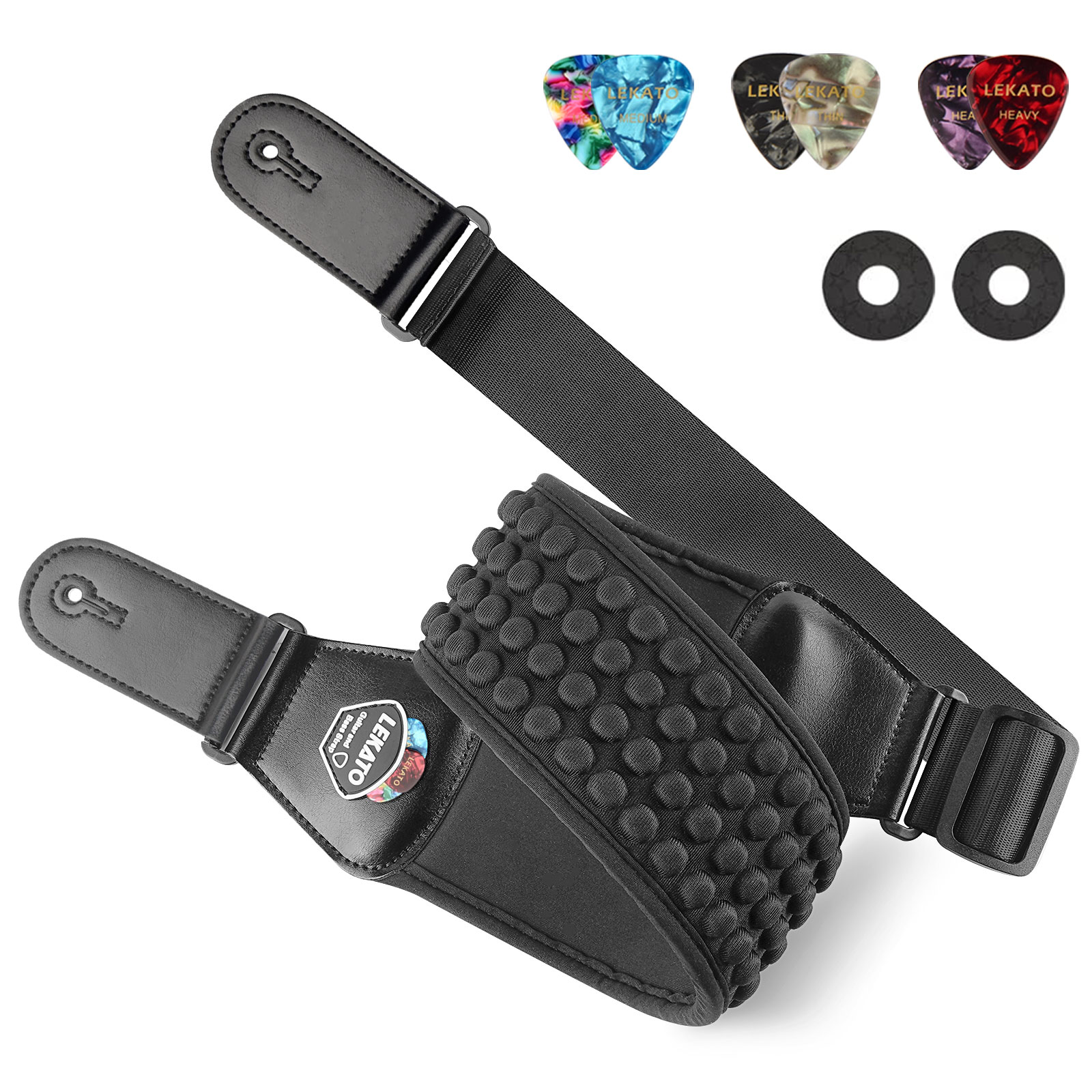 2,5-дюймовый противоскользящий – обзор и цена Guitar Strap Padded
