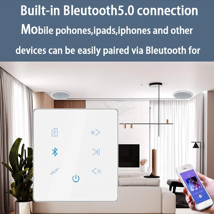 Настенный Bluetooth-усилитель  – обзор и цена Audio Music Generator