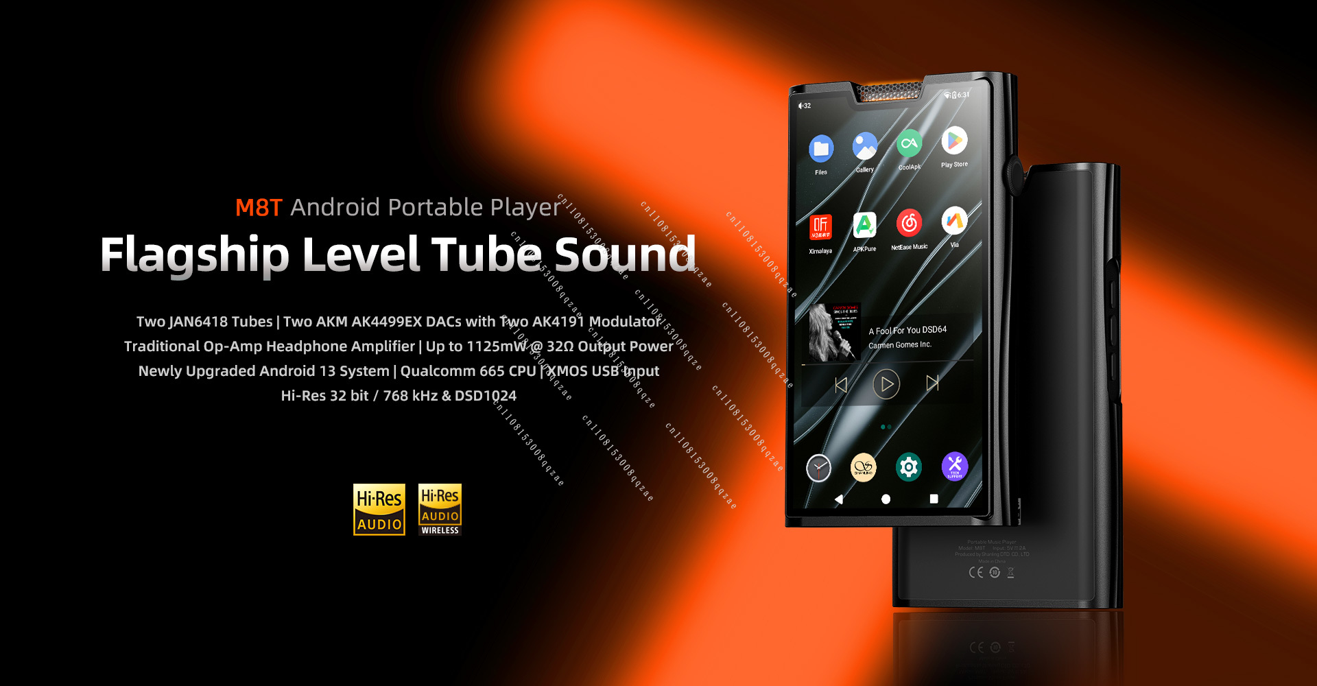 Портативный Hi-Fi музыкальный  – обзор и цена Audio Player With Youtube Music
