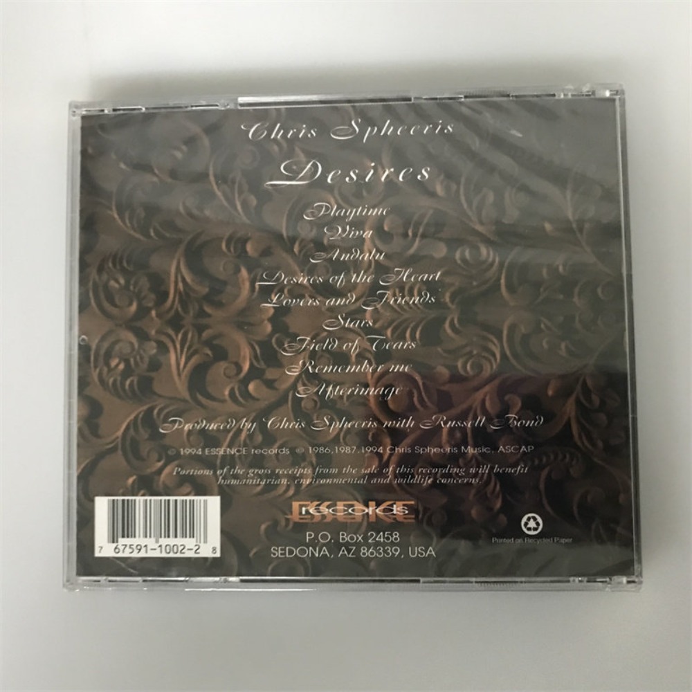 CD «Desires» Криса Спириса, му – обзор и цена Audio Music Of