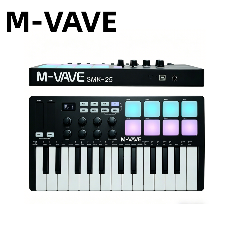 Портативная MIDI-клавиатура M- – обзор и цена Audio Music Live